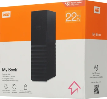 Жесткий диск WD USB3.0 22TB WDBBGB0220HBK-EESN