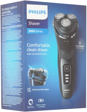Бритва роторная Philips Series 3000 S3244/12