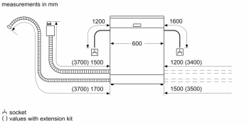 Посудомоечная машина встраив. Bosch Serie 4 SMV4HVX03E