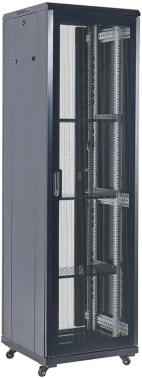 Шкаф серверный Rexant (04-4268-232) напольный 42U 600x800мм пер.дв.перфор. задн.дв.перфор. черный 2055мм