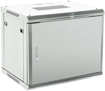 Шкаф коммутационный Rexant (04-0966-121) настенный 9U 600x600мм пер.дв.металл серый
