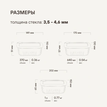 Набор контейнеров Rondell Savvy  RD-2069