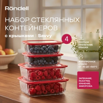 Набор контейнеров Rondell Savvy  RD-2070