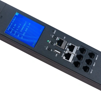 Блок распределения питания Cabeus SMART-PDU-32-3P-36C13-6C19-I309-CM