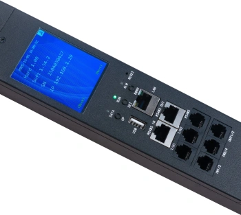 Блок распределения питания Cabeus SMART-PDU-32-1P-36C13-6C19-I309-CM