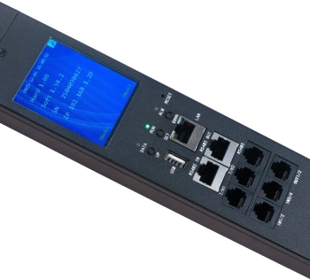Блок распределения питания Cabeus SMART-PDU-32-3P-24C13-12C19-I309-M