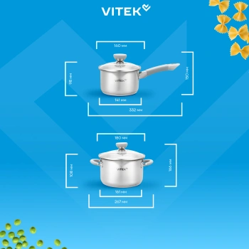 Набор посуды Vitek Вкус жизни VT-SS1218