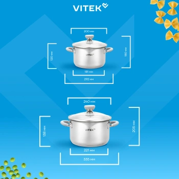 Набор посуды Vitek Вкус жизни VT-SS1218