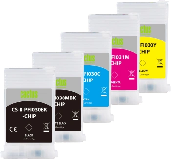 Картридж перезаправляемый струйный Cactus CS-R-PFI031SET-CHIP