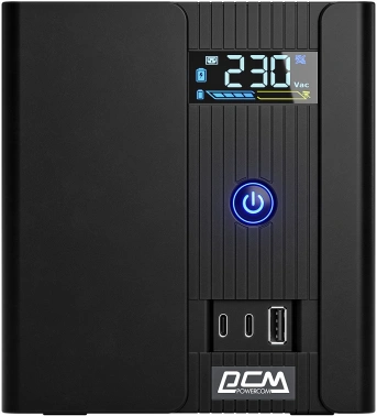 Источник бесперебойного питания Powercom Raptor Plus LCD RPT1200IULCD