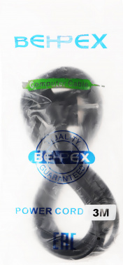 Кабель IEC C5 (3-pin) Евровилка 3м