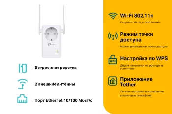 Повторитель беспроводного сигнала TP-Link TL-WA860RE