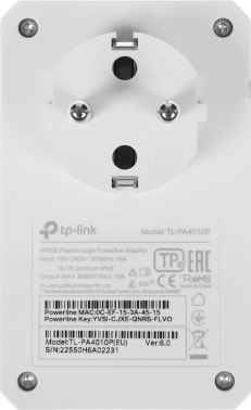 Сетевой адаптер HomePlug AV TP-Link TL-PA4010P KIT