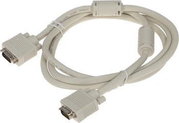Кабель VGA (m) VGA (m) 1.8м феррит.кольца серый