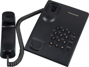 Телефон проводной Panasonic KX-TS2350RUB