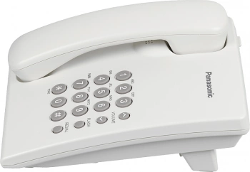 Телефон проводной Panasonic KX-TS2350RUW