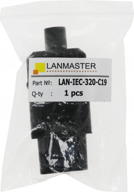 Вилка Lanmaster LAN-IEC-320-C19