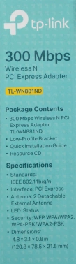 Сетевой адаптер Wi-Fi TP-Link TL-WN881ND