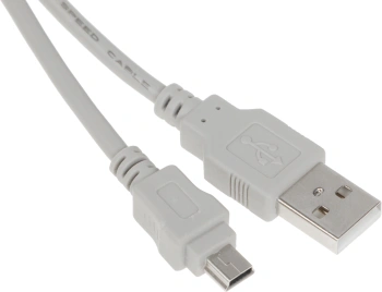 Кабель USB A(m) mini USB B (m) 1.8м серый