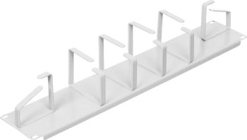 Кабельный органайзер горизонтальный ЦМО ГКО-2-6 односторонний кольца 2U шир.:19