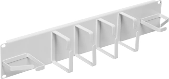 Кабельный органайзер горизонтальный ЦМО ГКО-2-6 односторонний кольца 2U шир.:19