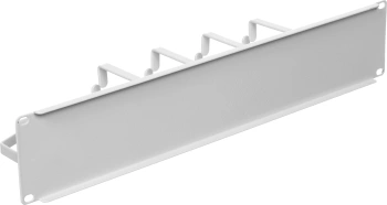 Кабельный органайзер горизонтальный ЦМО ГКО-2-6 односторонний кольца 2U шир.:19