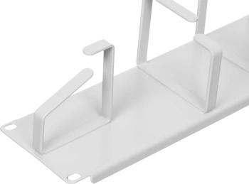 Кабельный органайзер горизонтальный ЦМО ГКО-2-6 односторонний кольца 2U шир.:19