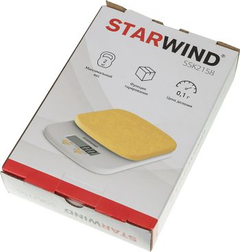 Весы кухонные электронные Starwind SSK2158
