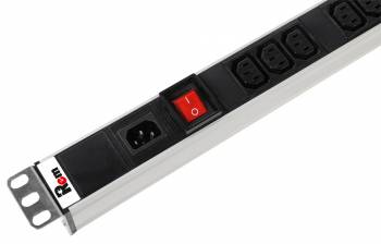 Блок распределения питания Rem R-16-15S-10C13-V-1820 верт.размещ. 15xSchuko 10xC13 базовые 16A C20