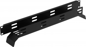 Кабельный органайзер горизонтальный ЦМО ГКО-Л-1-9005 односторонний пластиковый канал 2U шир.:19