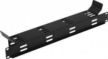 Кабельный органайзер горизонтальный ЦМО ГКО-Л-1-9005 односторонний пластиковый канал 2U шир.:19