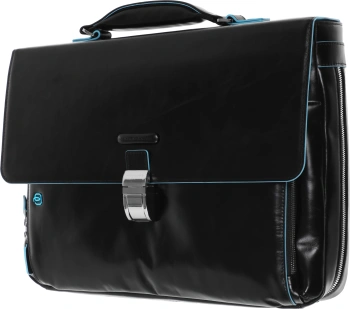 Портфель Piquadro Blue Square CA3111B2/N черный натур.кожа