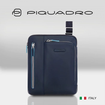 Сумка Piquadro Blue Square CA1816B2/BLU2 синяя натур.кожа