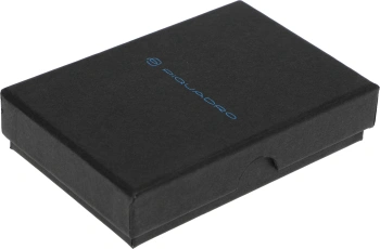 Чехол для визитных карт Piquadro Blue Square PP1263B2/N черный натур.кожа