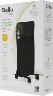 Радиатор масляный Ballu Classic Black BOH/CL-07BRN