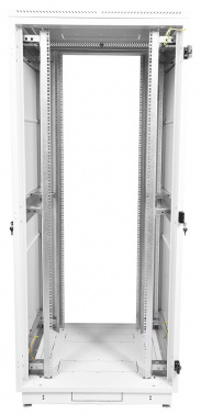 Шкаф коммутационный ЦМО (ШТК-М-42.8.8-44АА) напольный 42U 800x800мм пер.дв.перфор. задн.дв.стал.лист 2 бок.пан. 500кг белый 655мм 117.9кг 180град. 2030мм IP20 металл