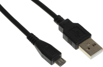 Кабель USB (m)-micro USB (m) 1.5м черный