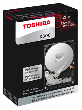 Жесткий диск Toshiba SATA-III 4TB  HDWE140EZSTA