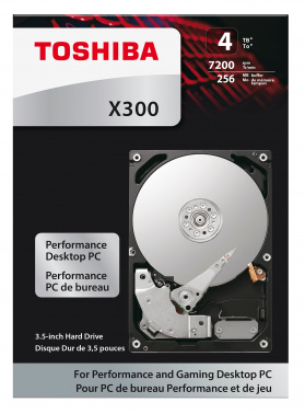 Жесткий диск Toshiba SATA-III 4TB  HDWE140EZSTA