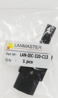Вилка Lanmaster  LAN-IEC-320-C13