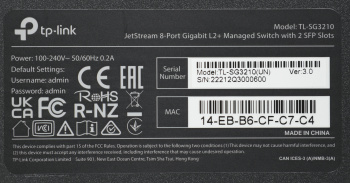 Коммутатор TP-Link  SG3210