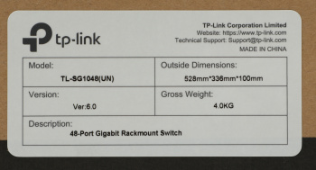Коммутатор TP-Link  TL-SG1048