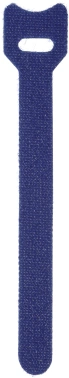 Хомут-липучка Lanmaster LAN-VCM125-BL 125x12мм (упак:20шт) нейлон/полиэтилен внутри помещений синий