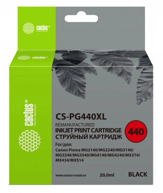 Картридж струйный Cactus CS-PG440XL