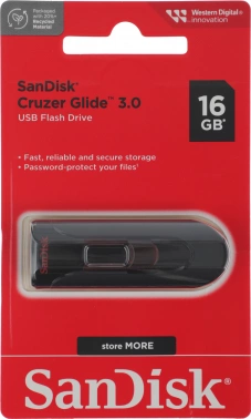 Флеш Диск Sandisk 16GB Cruzer Glide