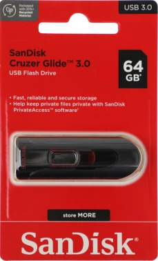 Флеш Диск Sandisk 64GB Cruzer Glide