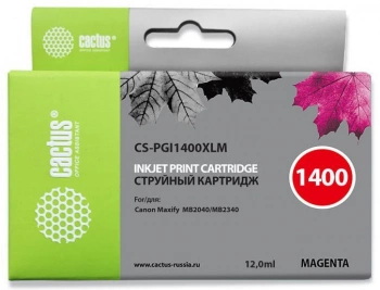 Картридж струйный Cactus CS-PGI1400XLM