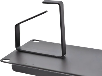 Кабельный органайзер горизонтальный ЦМО ГКО-2-6-9005 односторонний кольца 2U шир.:19