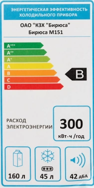 Холодильник Бирюса Б-M151