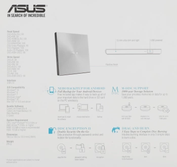 Привод DVD-RW Asus SDRW-08U7M-U